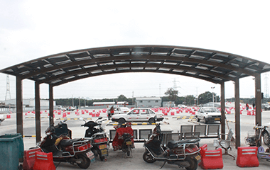 電動(dòng)車棚雨棚廠家