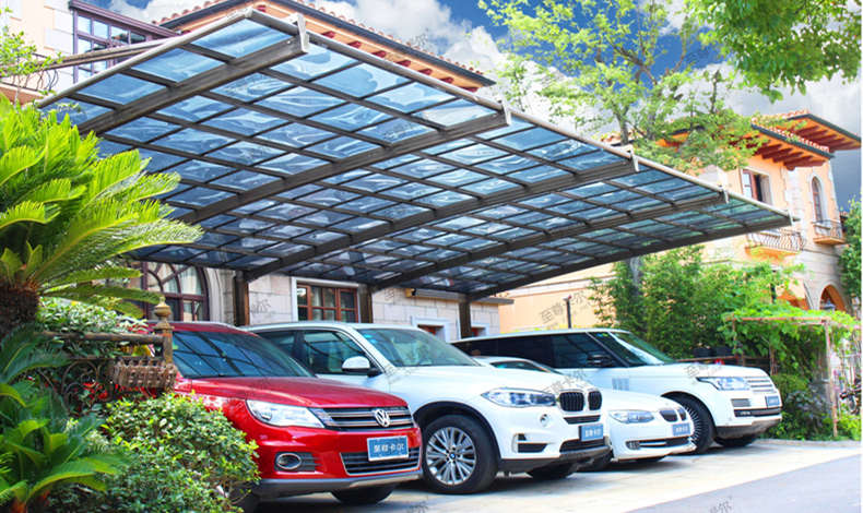 鋁合金車棚應用極為廣泛