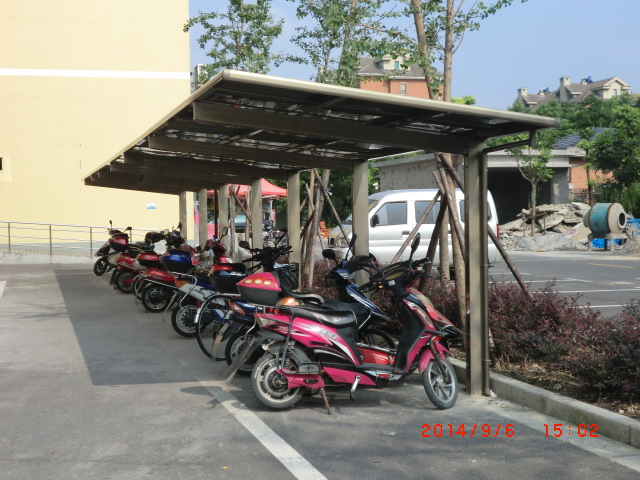 搭建小區(qū)專用非機動車停車棚,認(rèn)準(zhǔn)至尊卡爾指定品牌