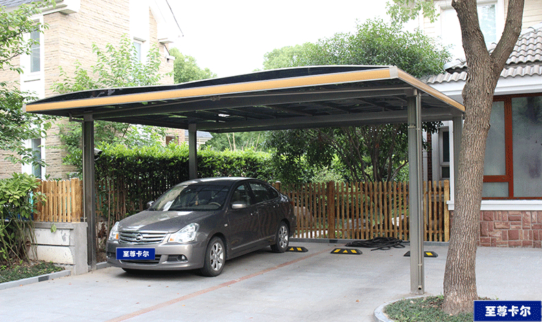 汽車棚廠家分享鋁合金車棚圖片案例，愛車要這樣保護(hù)