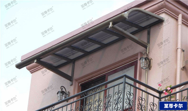 窗戶雨棚圖片欣賞，鋁合金雨棚美觀大氣
