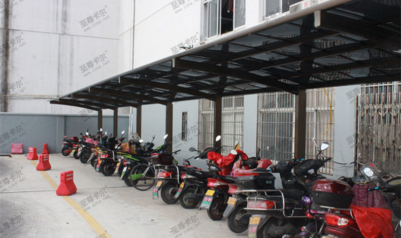 室外自行車棚材質(zhì)都有哪些？選什么材質(zhì)的自行車棚性價(jià)比高？