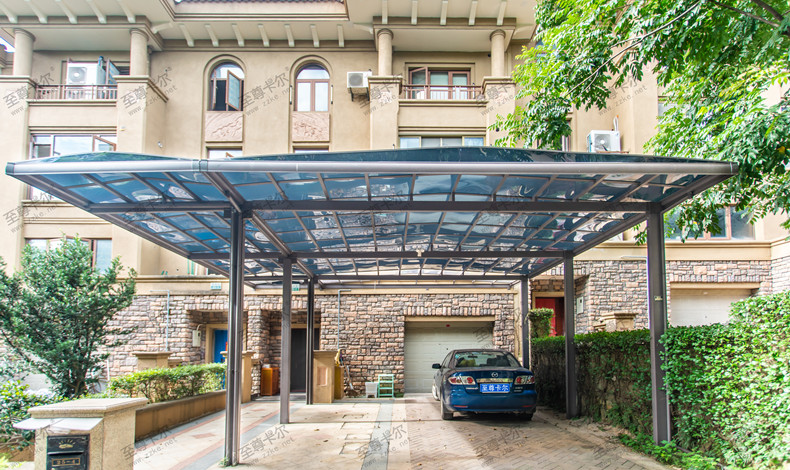 車(chē)棚遮陽(yáng)棚怎么做？看完這套車(chē)棚效果圖就懂了