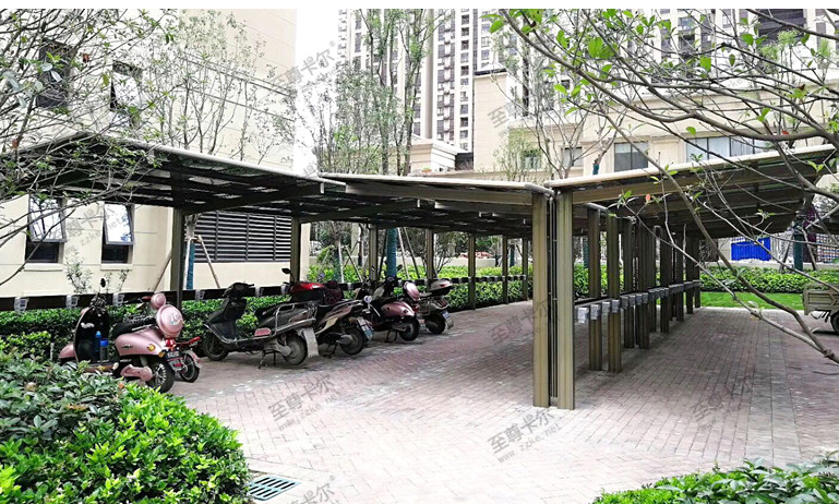 廠家揭秘自行車棚訂做的三大坑！裝自行車棚花30秒看不花冤枉錢！