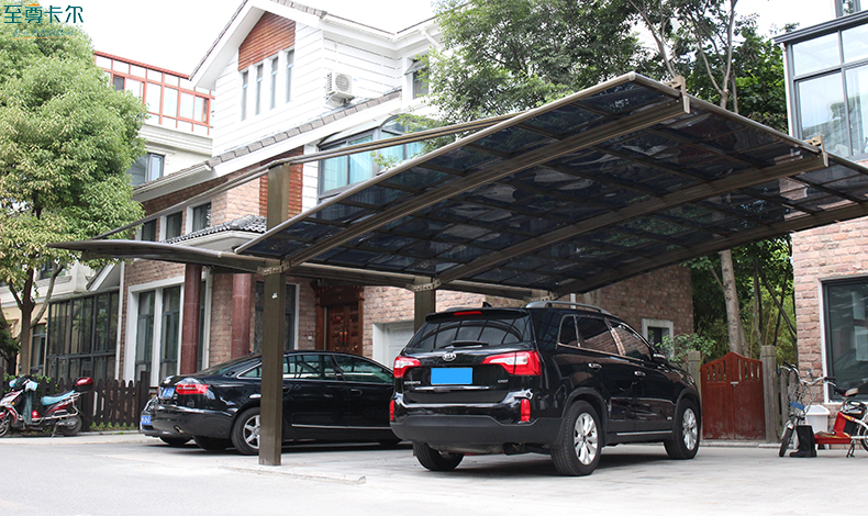 上海家用鋁合金汽車停車棚？院子車棚？